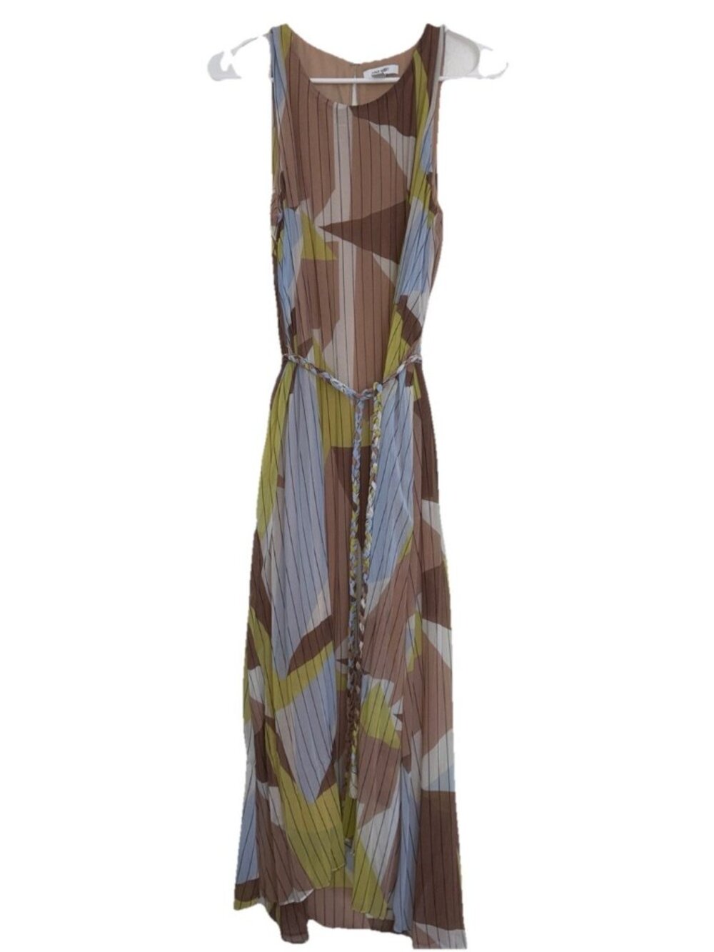 9 West-Sleeveless Multi Color Spring/Summer Wedding Or Event Dress Sz. S”-READ